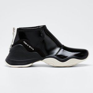 FENDI Neoprene Two-Tone Glossed Sneakers (6.5B)